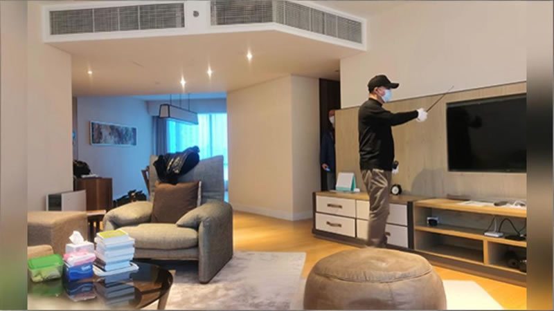 杭州某家居防窃听上门检测服务